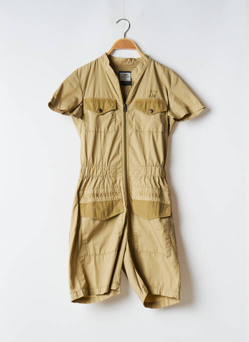 Salopetă scurtă verde AERONAUTICA femeie