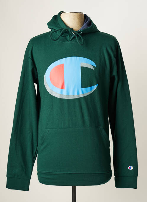 Hanorac cu glugă verde CHAMPION bărbat