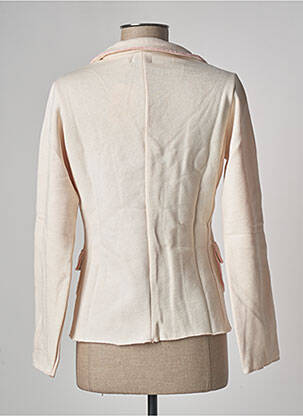 Jachete casual guler tip costum roz LAZY & COSY femeie
