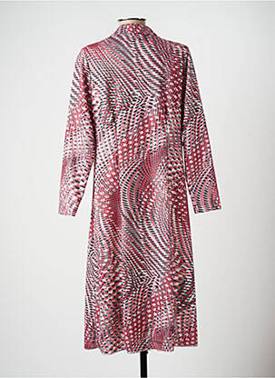Rochie midi mâneci lungi mâneci lungi roz ANNE KELLY femeie