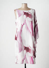 Rochie midi imprimeu floral mâneci scurte violet FRANK LYMAN femeie