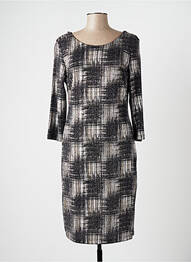 Rochie midi mâneci lungi mâneci lungi negru FRANK LYMAN femeie