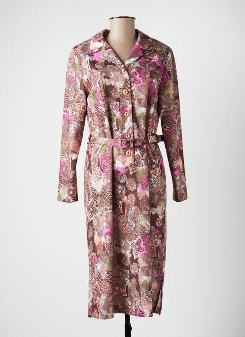 Rochie midi maro ANNE KELLY femeie