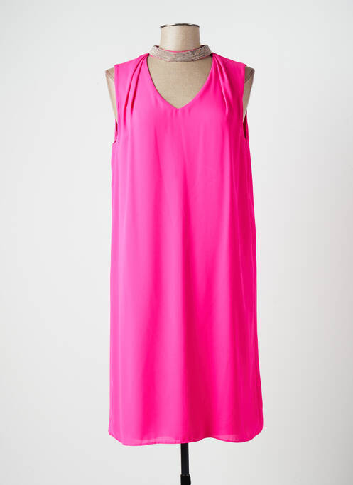 Rochie midi roz FRANK LYMAN femeie