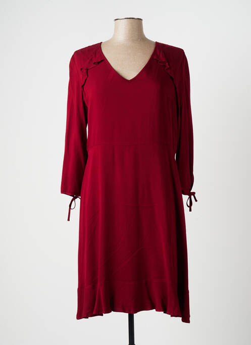 Rochie midi roșu NATHALIE CHAIZE femeie