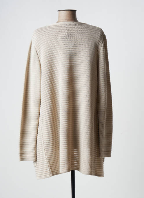 Vestă cu mâneci lungi bej FABER femeie