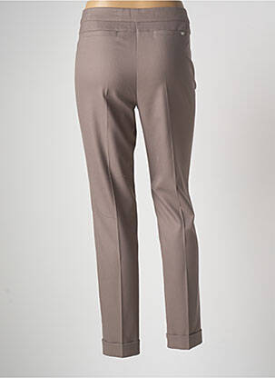 Pantalon chino închidere cu fermoar sub clapetă cu nasturi mărime normală maro GERRY WEBER femeie