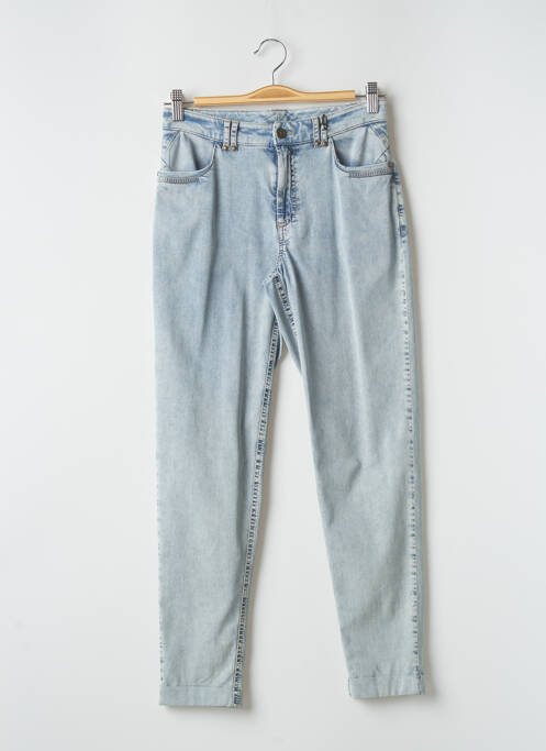 Blugi cu croială slim elasticitate mărime normală albastru EVA KAYAN femme