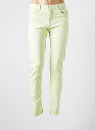 Pantalon slim talie joasă talie joasă verde FABER femme