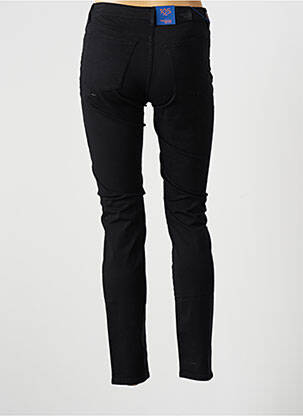 Pantalon slim țesătură poplin mărime normală negru TRUSSARDI JEANS femeie