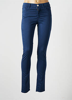 Pantalon slim albastru TRUSSARDI JEANS femeie