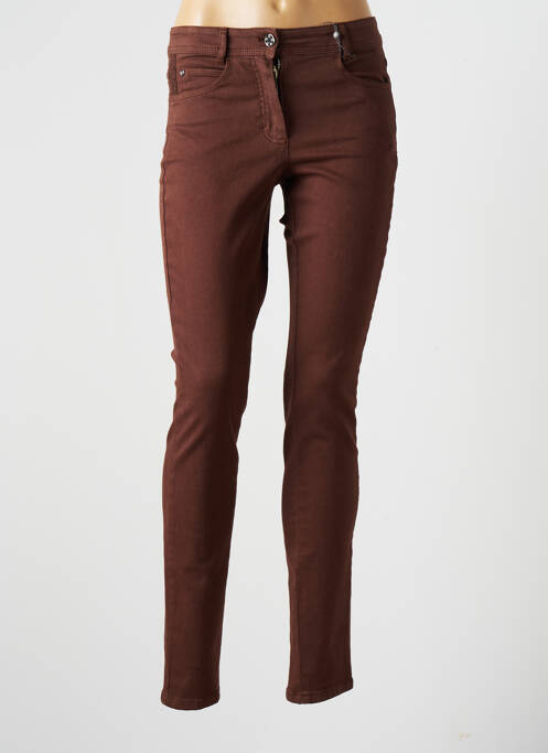 Pantalon slim maro BASLER femeie