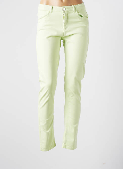 Pantalon slim verde FABER femeie