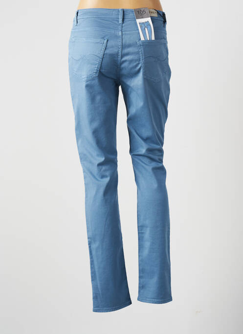Pantalon slim albastru TRUSSARDI JEANS femeie
