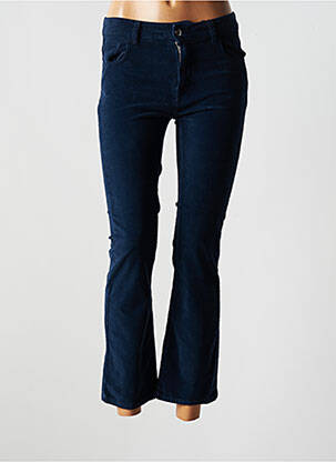 Pantalon 7/8 elasticitate mărime normală albastru LAUREN VIDAL femeie