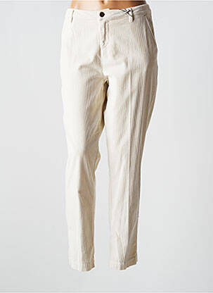 Pantalon chino talie joasă talie joasă bej MAYJUNE femeie