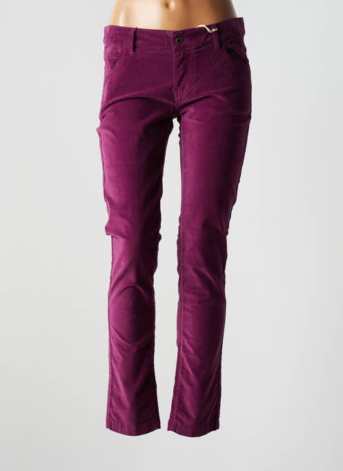 Pantalon slim violet PIANURASTUDIO femeie