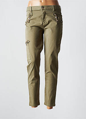 Pantalon 7/8 verde EVA KAYAN femeie