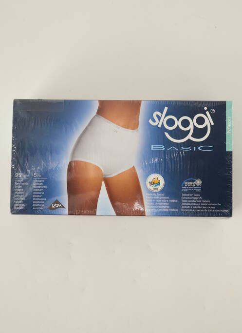 Chilot cu talie înaltă alb SLOGGI femeie