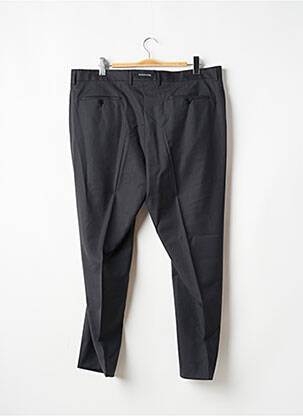 Pantalon slim țesătură poplin mărime normală gri BENVENUTO bărbat
