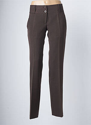 Pantalon slim maro SCRIPTA femeie