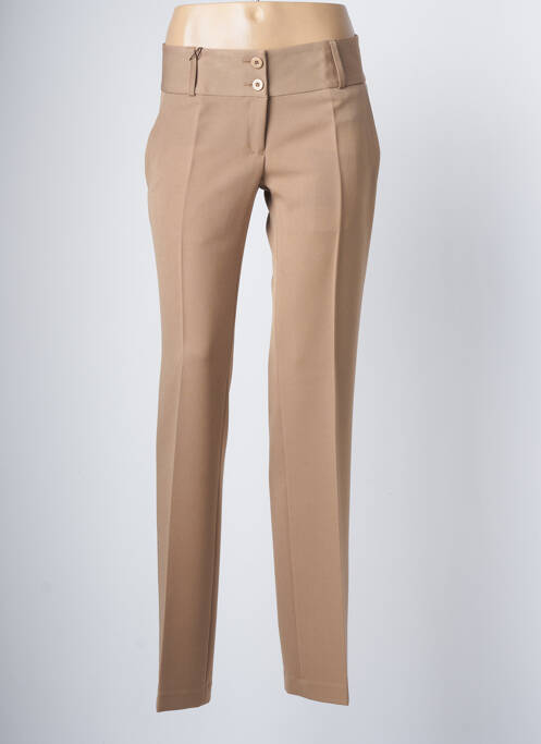 Pantalon slim bej SCRIPTA femeie