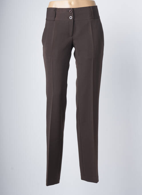 Pantalon slim maro SCRIPTA femeie
