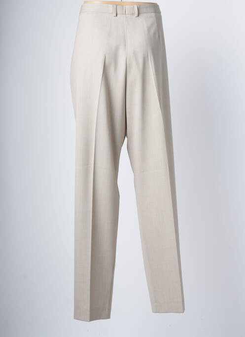 Pantalon drept bej BRUNO SAINT HILAIRE femeie