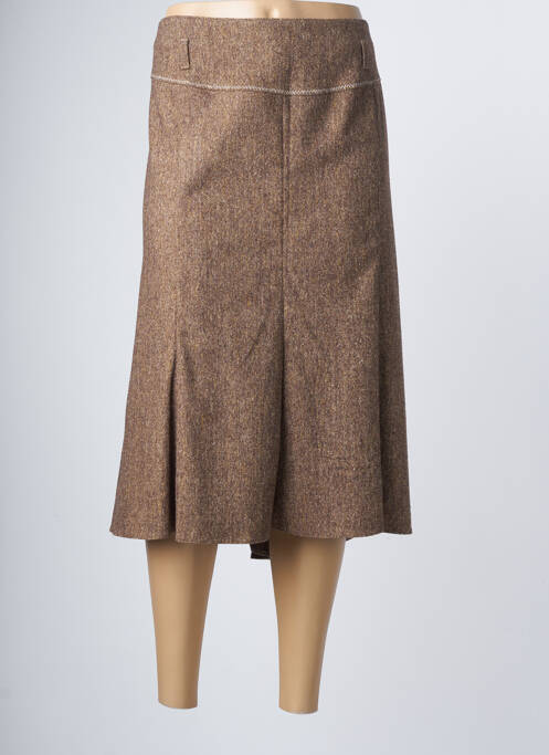 Fustă midi maro FRANCE RIVOIRE femeie