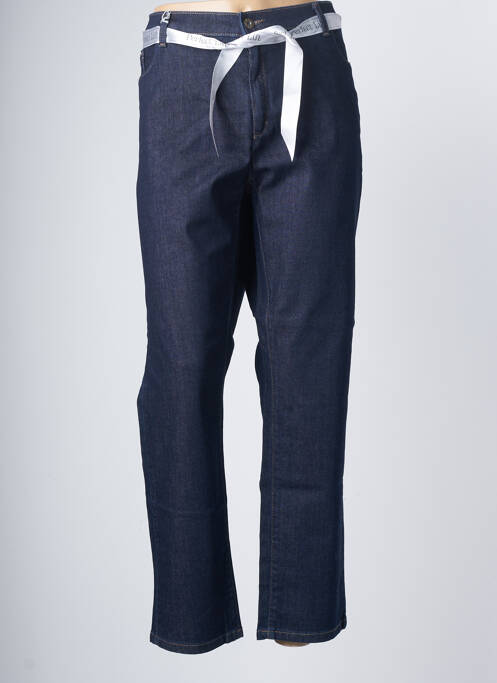 Pantalon drept albastru SAINT HILAIRE femeie