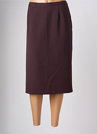 Fustă midi elasticitate violet FRANCOISE F femme