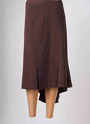 Fustă midi maro FRANCOISE F femeie