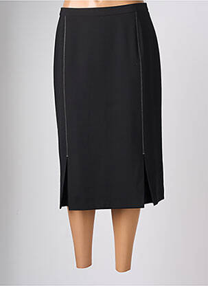 Fustă midi negru FRANCOISE F femeie