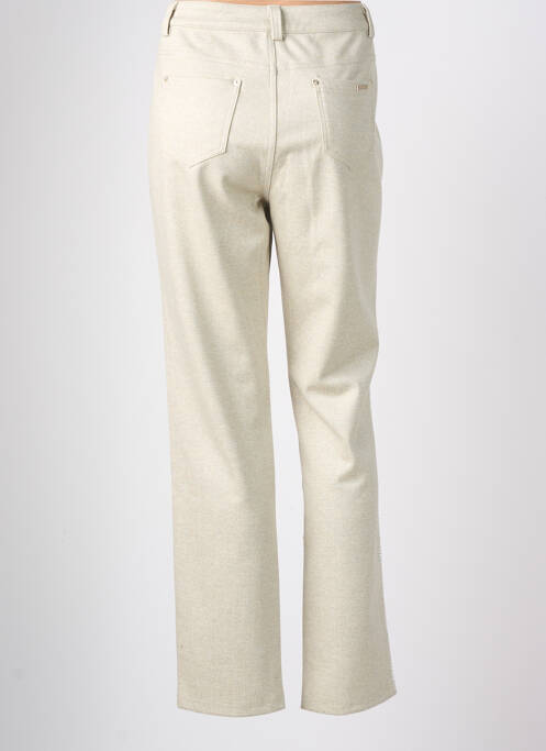 Pantalon slim bej FRED SABATIER femeie