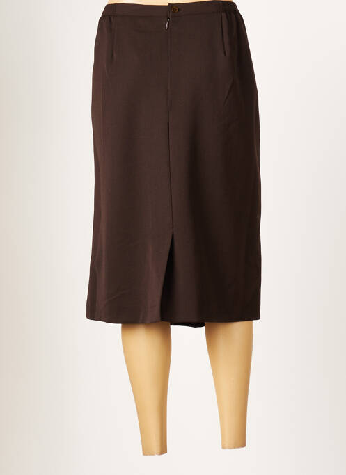 Fustă midi maro FRANCOISE F femeie