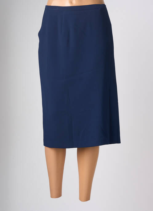 Fustă midi albastru HORTENSIA femeie