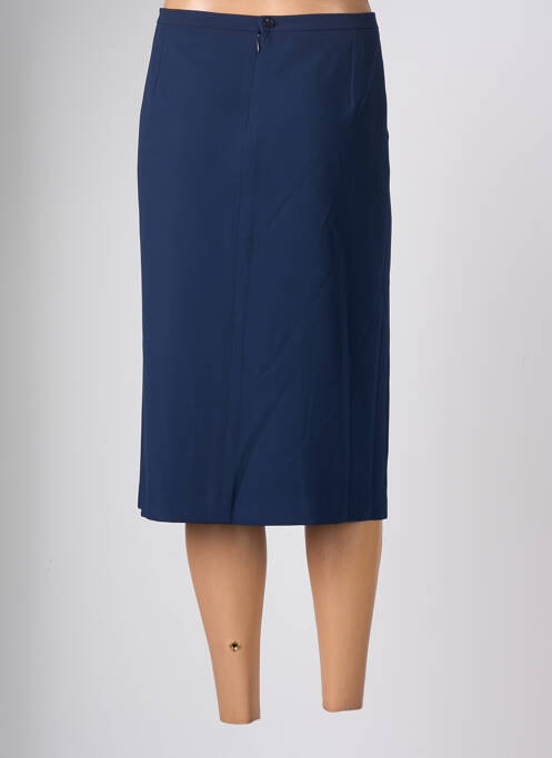 Fustă midi albastru HORTENSIA femeie