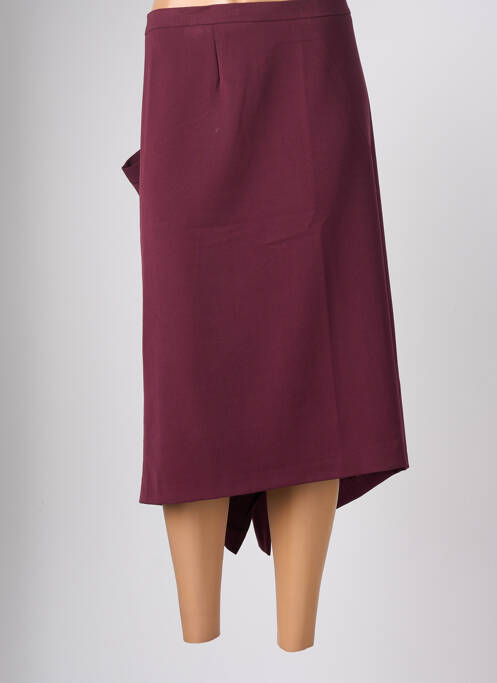 Fustă midi violet FRANCOISE F femeie