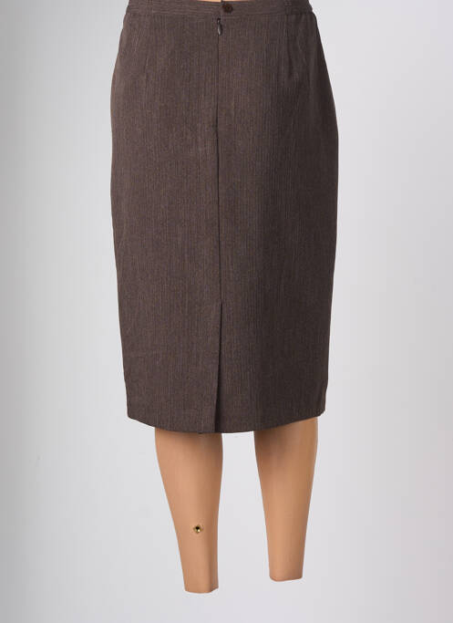 Fustă midi maro FRANCOISE F femeie