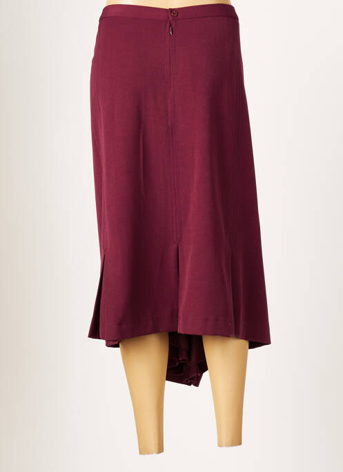 Fustă midi roșu FRANCOISE F femeie