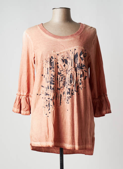 Tunică mâneci lungi portocaliu APRICO femeie