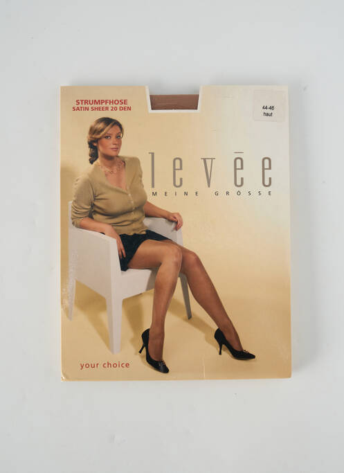 Colanți țesătură voal. piele LEVEE femme