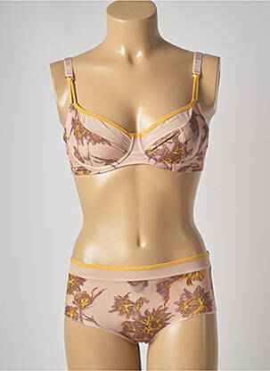 Set lenjerie roz LOUISA BRACQ femeie