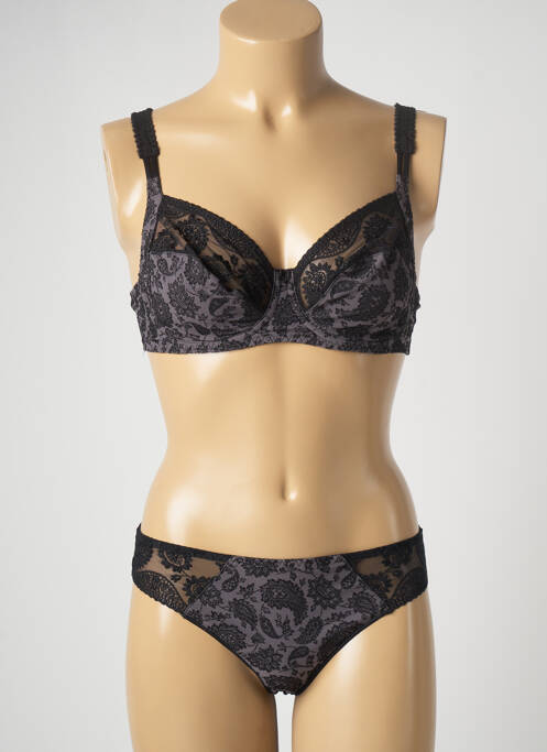 Set lenjerie gri LOUISA BRACQ femeie