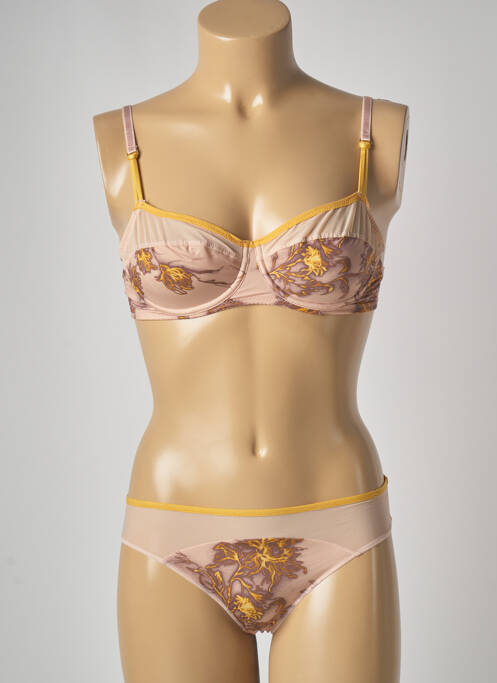 Set lenjerie roz LOUISA BRACQ femeie