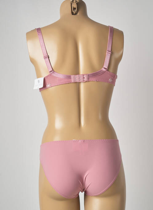 Set lenjerie roz LOUISA BRACQ femeie