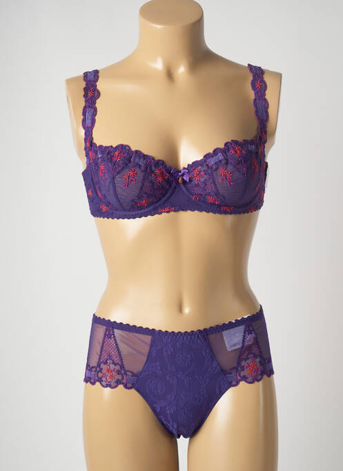 Set lenjerie violet LOUISA BRACQ femeie