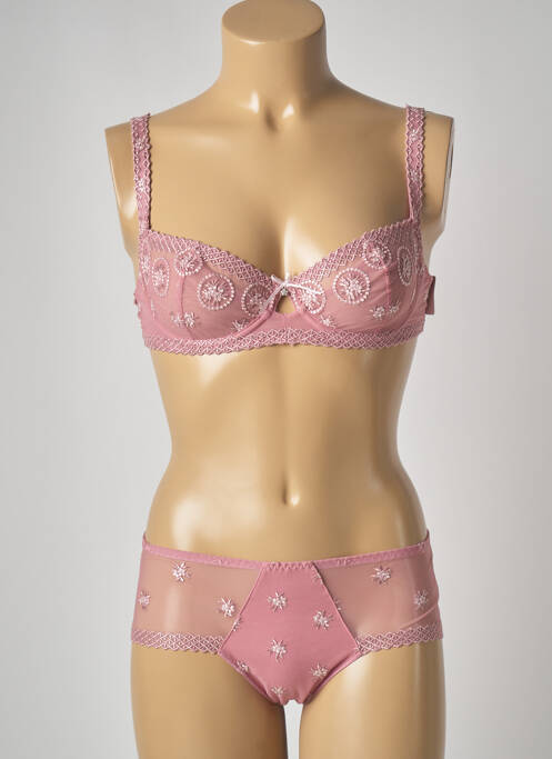 Set lenjerie roz LOUISA BRACQ femeie