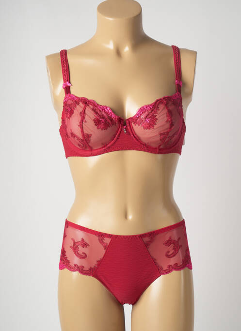 Set lenjerie roșu LOUISA BRACQ femeie