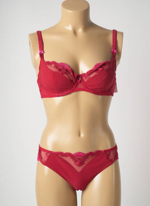 Set lenjerie roșu LOUISA BRACQ femeie
